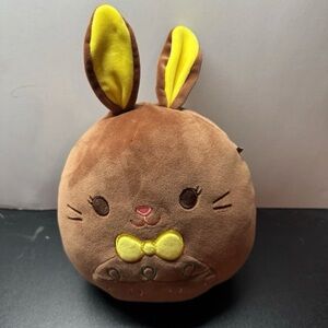 Squishmallows Brown Plush with Yellow Highlights